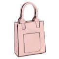 Дамска чанта от еко кожа в розов цвят Код: 60258