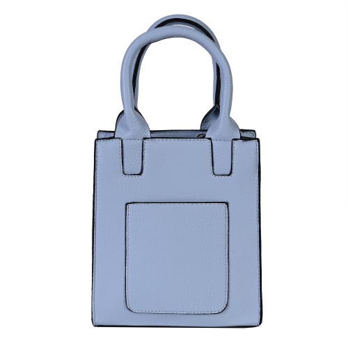 Дамска чанта от еко кожа в син цвят Код: 60258