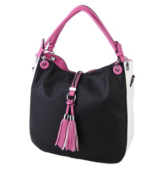  Дамска чанта от еко кожа в черен цвят. Код: 603