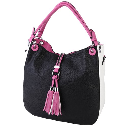 Дамска чанта от еко кожа в черен цвят. Код: 603