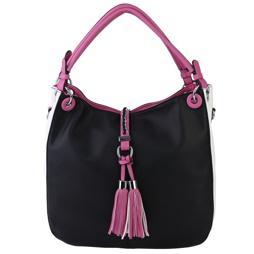Дамска чанта от еко кожа в черен цвят. Код: 603