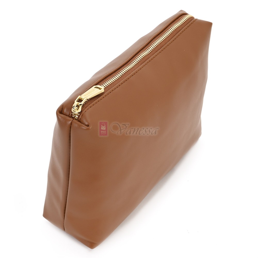 Двулицева дамска чанта от висококачествена еко кожа в светлокафяв цвят Код: 6065 Двулицева дамска чанта от висококачествена еко кожа в светлокафяв цвят Код: 6065