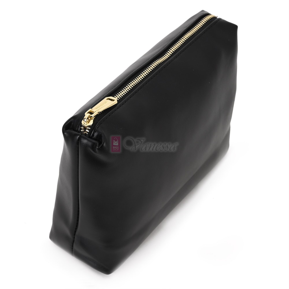 Двулицева дамска чанта от висококачествена еко кожа в черен цвят Код: 6065 Двулицева дамска чанта от висококачествена еко кожа в черен цвят Код: 6065