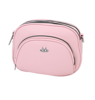 Малка дамска чанта от еко кожа в розов цвят. Код: 607