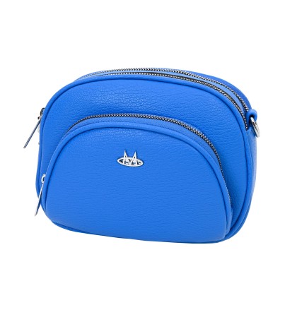Малка дамска чанта от еко кожа в син цвят. Код: 607