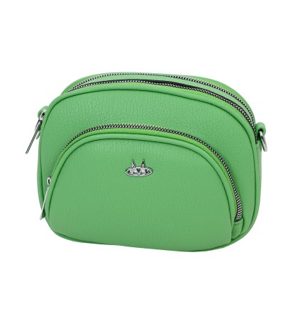 Малка дамска чанта от еко кожа в зелен цвят. Код: 607