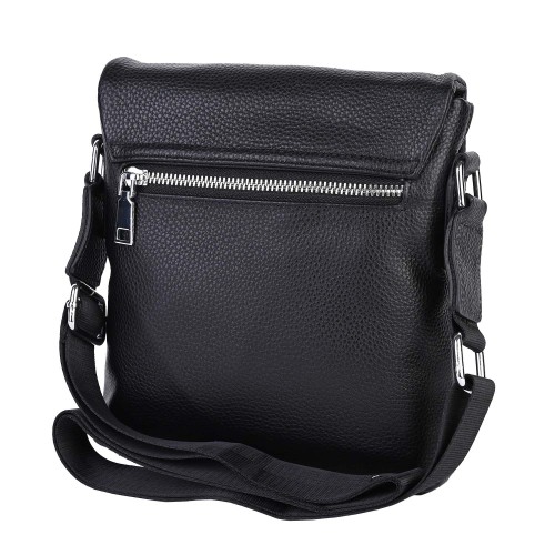 Мъжка чанта от естествена кожа в черен цвят. Код: 609