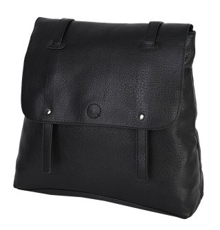  Дамска раница/чанта от висококачествена еко кожа в черен цвят. Код: 6126