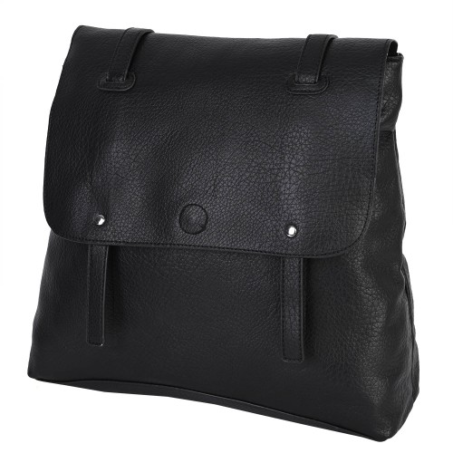 Дамска раница/чанта от висококачествена еко кожа в черен цвят. Код: 6126