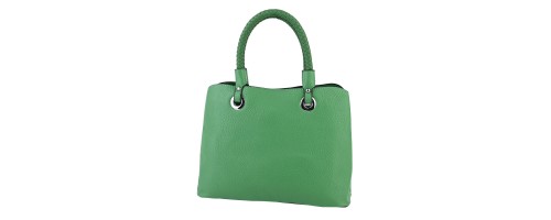  Дамска чанта от еко кожа в зелен цвят. Код: 61821