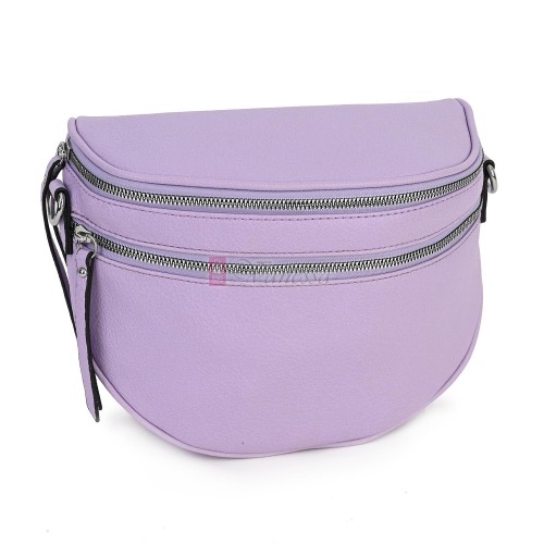 Дамска паласка от висококачествена еко кожа в лилав цвят Код: 6194