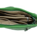 Дамска ежедневна чанта от висококачествена екологична кожа в зелен цвят Код: 621