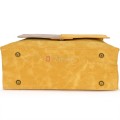  Дамска ежедневна чанта от велур, в жълт цвят. Код: 6259-30