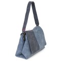  Дамска ежедневна чанта от велур, в син цвят. Код: 6259-30