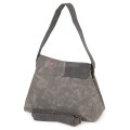  Дамска ежедневна чанта от велур, в сив цвят. Код: 6259-30