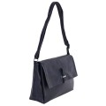 Дамска ежедневна чанта от висококачествена екологична кожа в тъмносин цвят Код: 6318