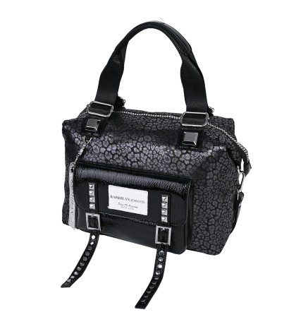  Дамска чанта от висококачествена еко кожа в черен цвят. Код: 6364-6