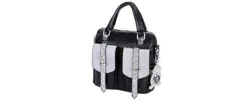  Дамска чанта/раница от висококачествена еко кожа в черен цвят. Код: 6377