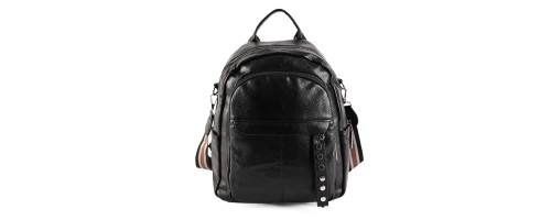 Дамска раница/чанта от еко кожа в черен цвят. Код: 6690-2