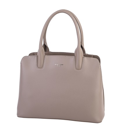  Дамска чанта от висококачествена еко кожа в бежов цвят. Код: 6779