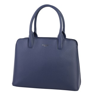  Дамска чанта от висококачествена еко кожа в тъмносин цвят. Код: 6779