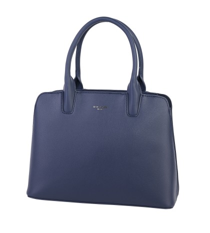  Дамска чанта от висококачествена еко кожа в тъмносин цвят. Код: 6779