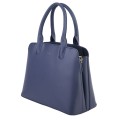 Дамска чанта от висококачествена еко кожа в тъмносин цвят. Код: 6779