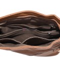 Дамска ежедневна чанта от екологична кожа, в кафяв цвят Код: 6794