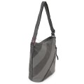 Дамска ежедневна чанта от екологична кожа, в сив цвят Код: 6794