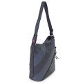 Дамска ежедневна чанта от екологична кожа, в тъмносин цвят Код: 6794