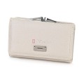 Малко дамско портмоне от висококачествена еко кожа в светлобежов цвят Код: 6848