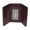 Малко дамско портмоне от висококачествена еко кожа в цвят бордо Код: 6848