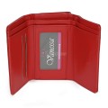 Малко дамско портмоне от висококачествена еко кожа в червен цвят Код: 6848