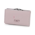 Малко дамско портмоне от висококачествена еко кожа в светлолилав цвят Код: 6848