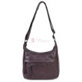 Дамска ежедневна чанта от екологична кожа, в цвят бордо Код: 6863