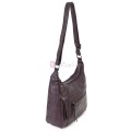 Дамска ежедневна чанта от екологична кожа, в цвят бордо Код: 6863