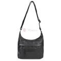 Дамска ежедневна чанта от екологична кожа, в черен цвят Код: 6863