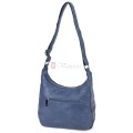 Дамска ежедневна чанта от екологична кожа, в син цвят Код: 6863