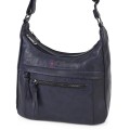Дамска ежедневна чанта от екологична кожа, в тъмносин цвят Код: 6863