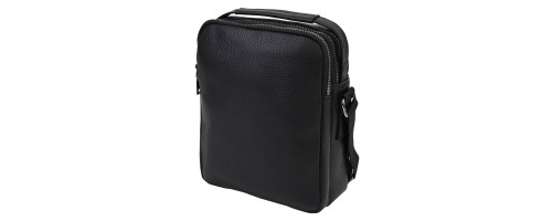 Мъжка чанта от естествена кожа в черен цвят Код: 68999