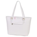 Дамска чанта от естествена кожа в бял цвят. Код: MK69