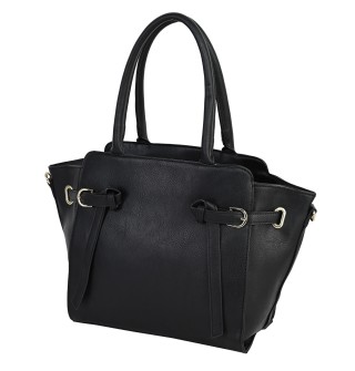  Дамска чанта от еко кожа в черен цвят. Код: 7032