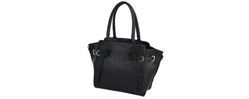  Дамска чанта от еко кожа в черен цвят. Код: 7032