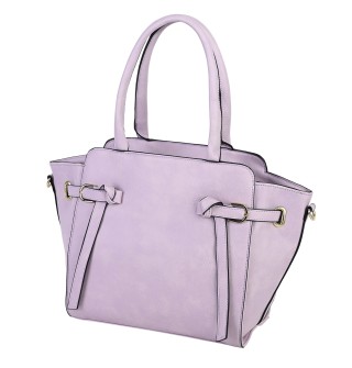  Дамска чанта от еко кожа в лилав цвят. Код: 7032