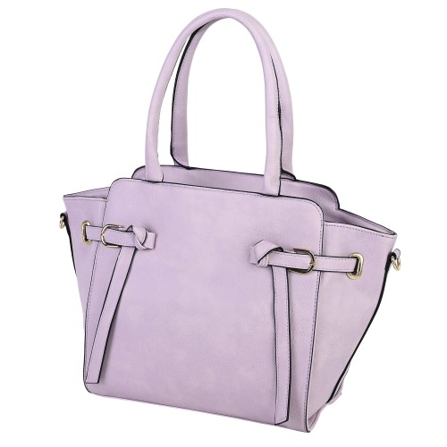 Дамска чанта от еко кожа в лилав цвят. Код: 7032