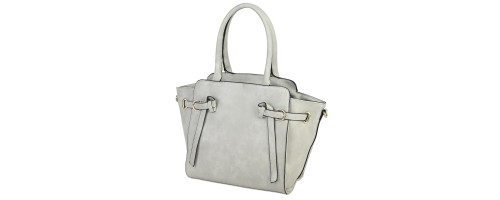  Дамска чанта от еко кожа в сив цвят. Код: 7032