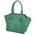 Дамска чанта от еко кожа в зелен цвят. Код: 7032