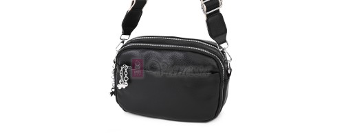 Малка дамска чанта от еко кожа в черен цвят. Код: 707