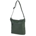 Дамска ежедневна чанта от висококачествена екологична кожа в зелен цвят Код: 7136