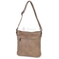 Дамска ежедневна чанта от висококачествена еко кожа, в бежов цвят Код: 7163